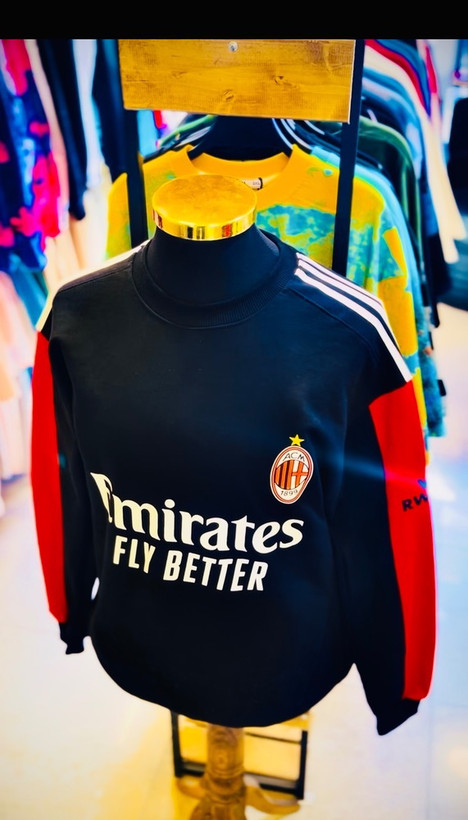 دورس تمام پنبه سه نخ داخل کرکی کیت میلان _ مشکی قرمز