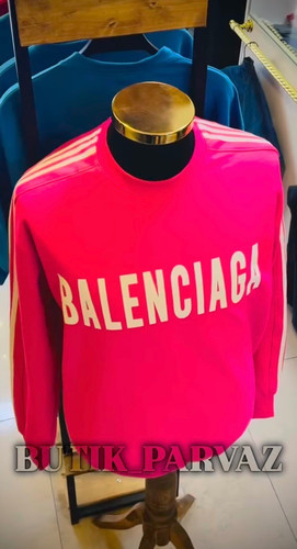 دورس تمام پنبه سه نخ داخل کرکی مدل بالنسیگا سه خط _ صورتی