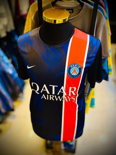 تیشرت آستین کوتاه پارچه تنفسی مدل کیت باشگاهی _ پاریسن ژرمن