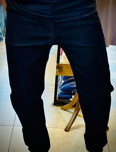 شلوار جین راسته ساده مدل لیوازی _ مشکی