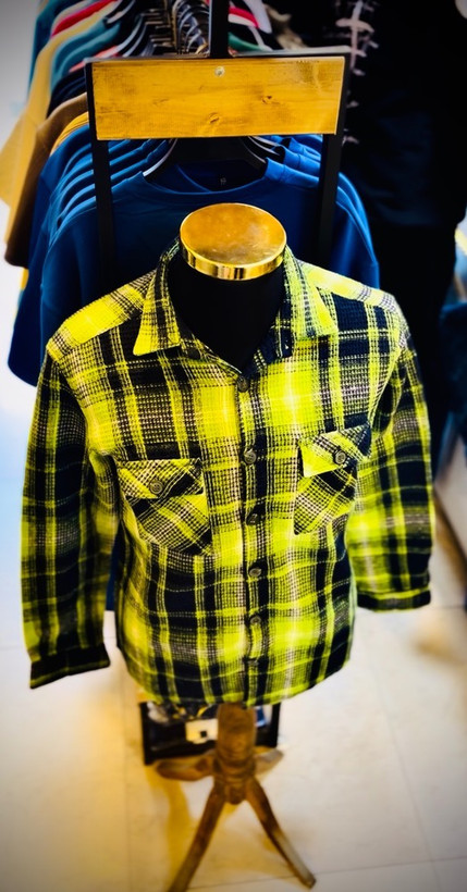 پیراهن پشمی تمام پنبه گرم بالا مدل چهارخونه _ سبز مشکی