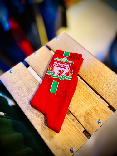 جوراب ساق بلند اسپرت نانو طرح دار _ لیورپول