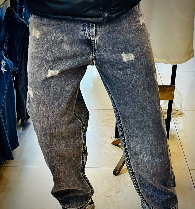 شلوار جین بگ استریت مدل سنگ شست _ نوکمدادی