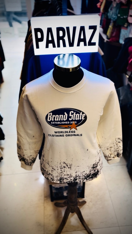 دورس تمام پنبه سه نخ داخل کرکی مدل برند استیت _ سفید