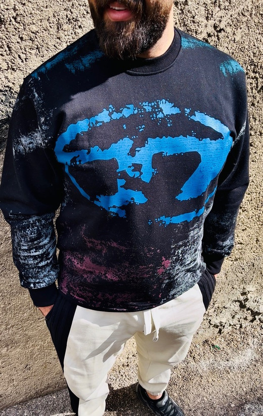 دورس تمام پنبه سه نخ داخل کرکی مردانه مدل دیزل _ مشکی