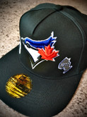 کلاه کپ بک فیت مستر کوالیتی وارداتی FIFTY 59 مدل Toronto Blue Jays _ تمام مشکی