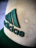 کلاه بیسبالی مخمل وارداتی مدل ADIDAS _ کرم نقاب سبز