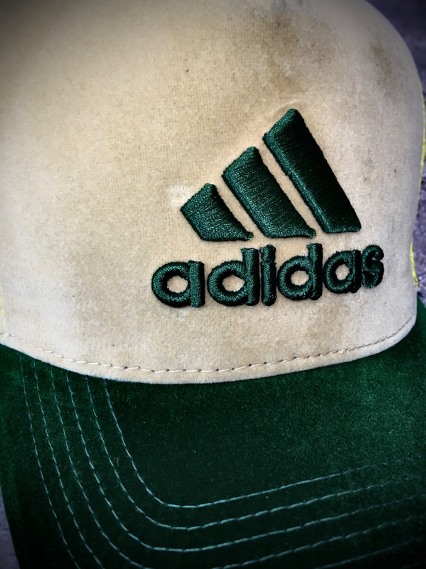 کلاه بیسبالی مخمل وارداتی مدل ADIDAS _ کرم نقاب سبز