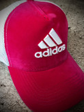 کلاه بیسبالی مخمل وارداتی مدل ADIDAS _ صورتی