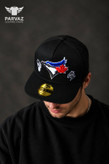 کلاه کپ بک فیت مستر کوالیتی وارداتی FIFTY 59 مدل Toronto Blue Jays _ تمام مشکی