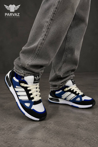 کتونی مردانه آدیداس مدل ZX750 _ سفید آبی